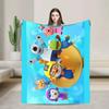 Super Soft Blanket Pororos the Little Penguins Throw Blanket Cute Cartoon Flannel Bedspread For Living Room Funny Sofa Bed Cover