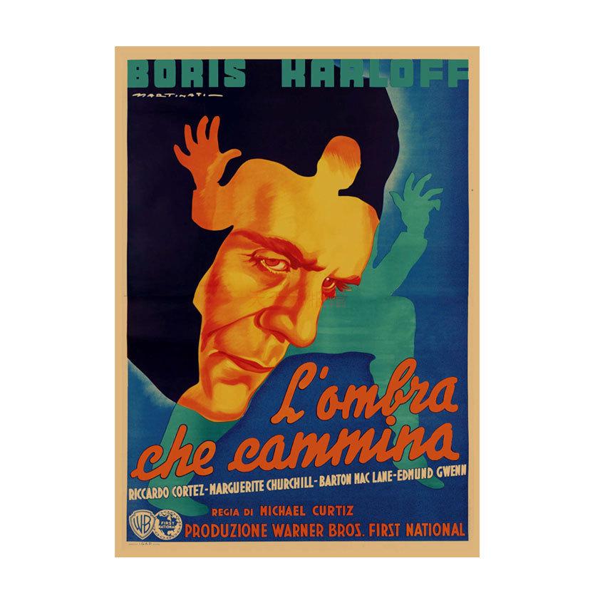 Retro Movie Illustration Poster for Bar, Cafe, or Dormitory Wall Decor