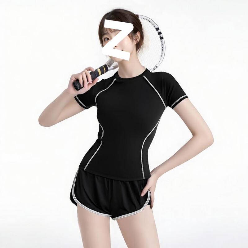 Women's Running Short Sleeve and Shorts Set