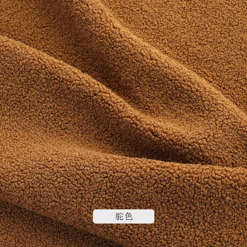 160x50cm/160x200cm Thickened Lamb Wool Fabric For Winter Outerwear,Hoodies, Pillows, Pet Beds, Handmade DIY Clothing Fabric