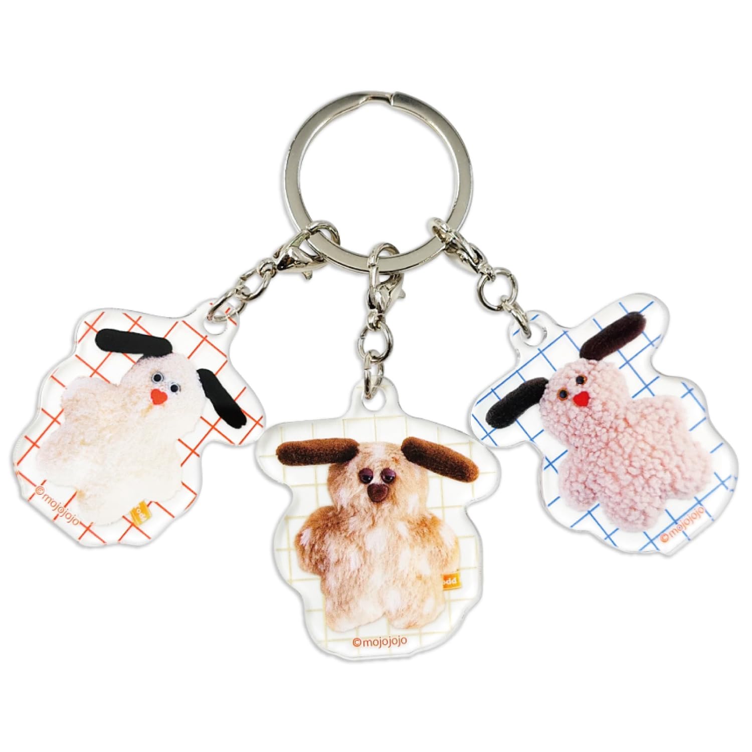 mojojojo Acrylic Keychain Set Dogs Marimo Craft Todd Friends MJJJ003 3-piece - - -