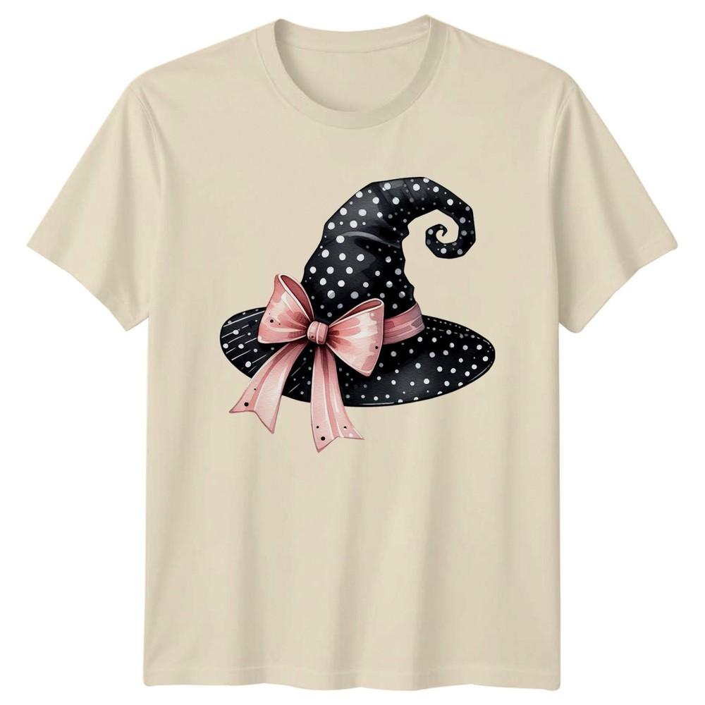 Pink Coquette Witch Hat Unisexs TShirt Coquette Halloween Gift For Her