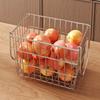 Panier à Fruits Panier de Rangement Acier 304 Salon Espace de Préparation Alimentaire Plateau à Fruits de Table Panier Égouttoir Panier de Rangement Étagère de Rangement Panier à Légumes