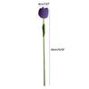 Crochet Tulip Flower Handwoven Flowers DIY Art Crafts Party Decoration for Wedding Birthday Party Background Decoration