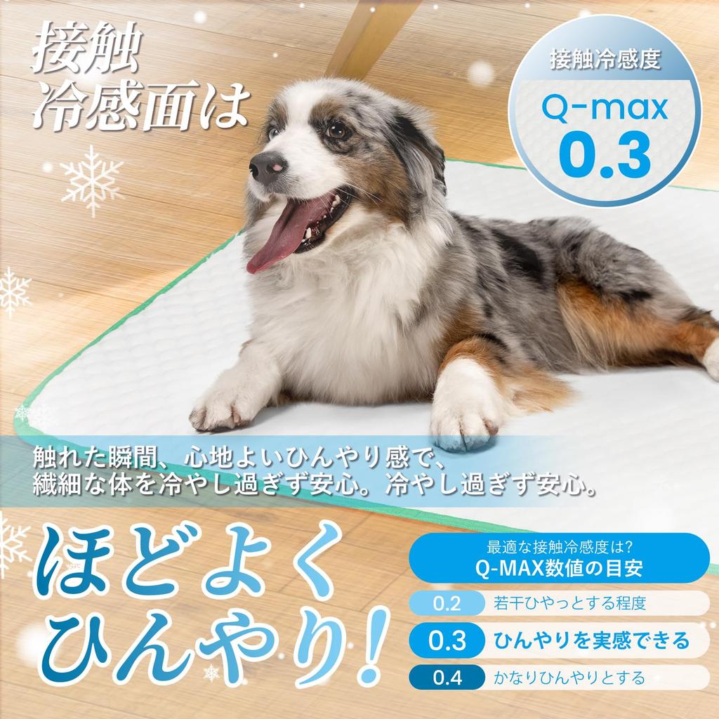 for Washable Pet Mat for Winter and Summer Material for for Dogs and Cooling Heatstroke Reversible Fleece Suitable for Summer and 45cm x 60cm