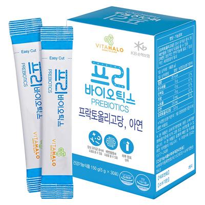 VITAHALO Prebiotics Fracto Oligosaccharide FOS 1box/ 150g(5g X 30ea)