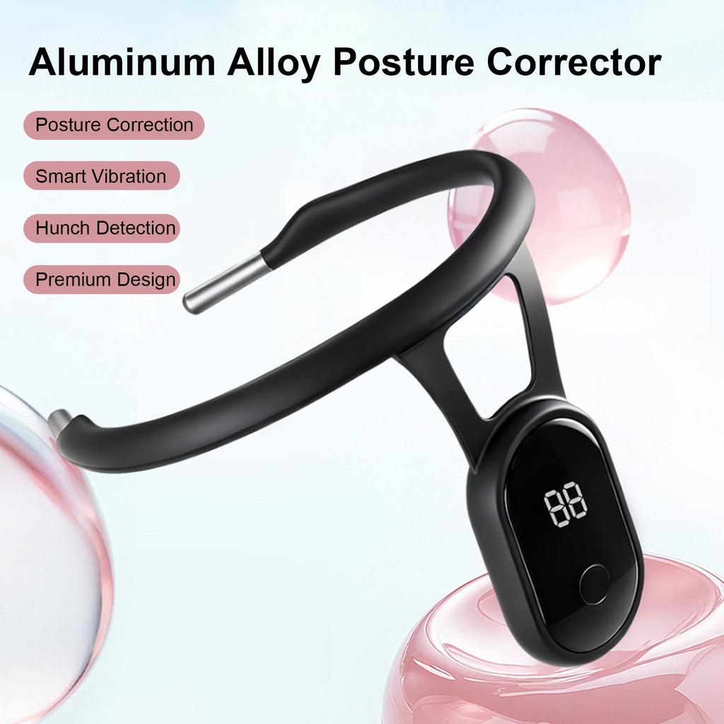 Posture Brace Trainer Realtime Scientific Monitoring Neck Hump Corrector with Smart Sensor Vibration Reminder for Men and Women