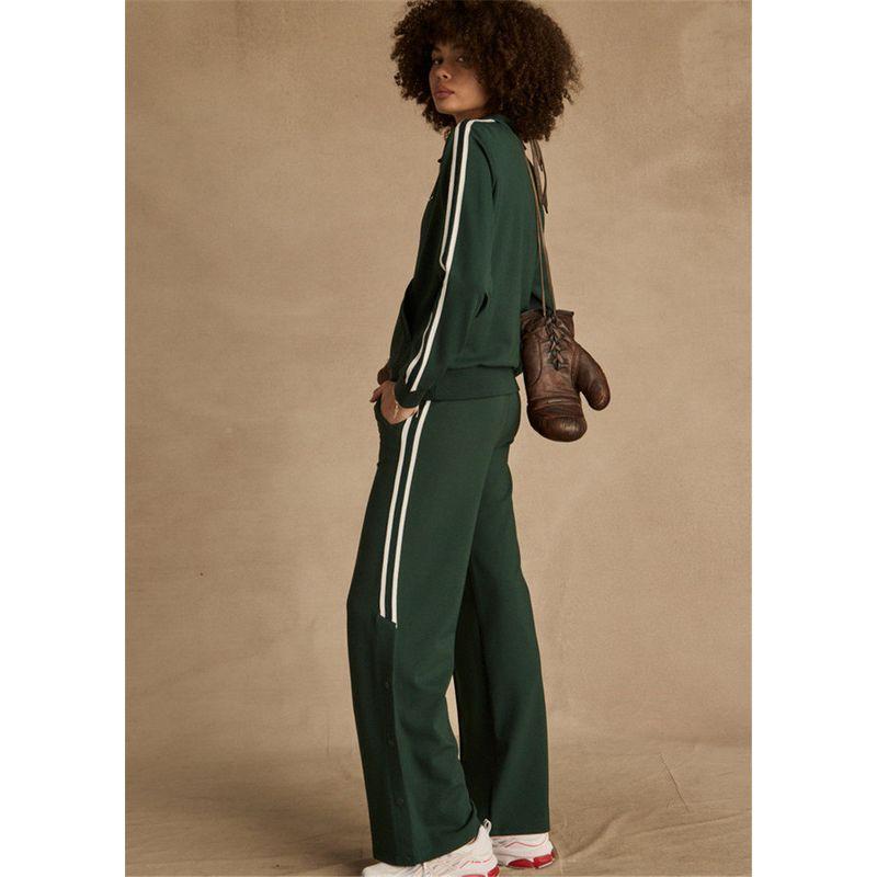 Original Authentic American Light Luxury Arrow Street Style Loose Straight-Leg Pants Women s Long Pants Sports Commuter Style Wide-Leg Pants Top Jacket XL