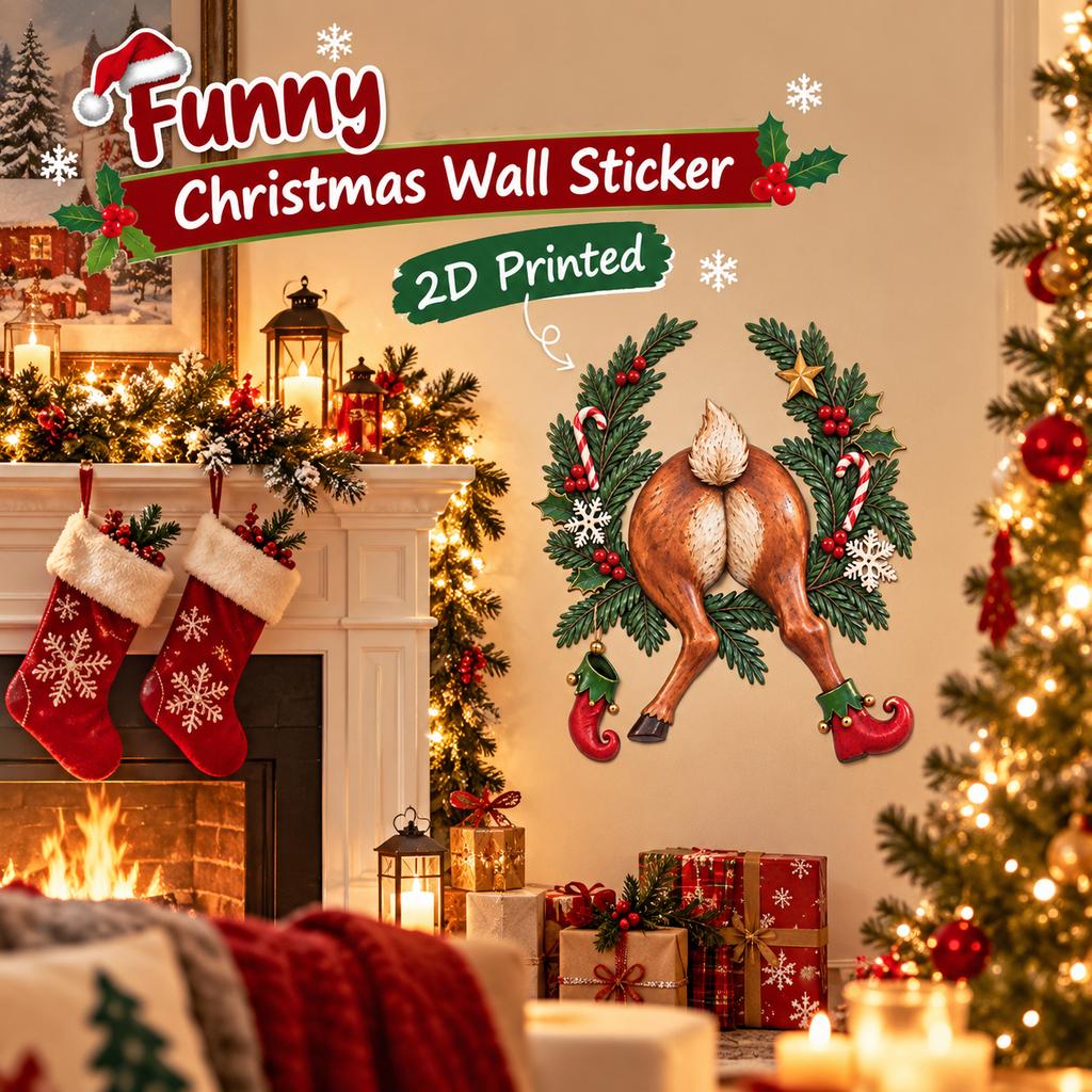 2D Christmas Wall Decor, Holiday Wall Decoration