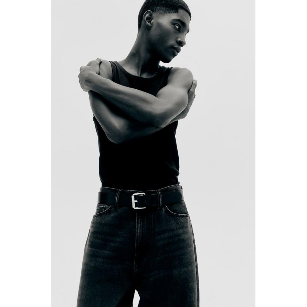 H M Baggy Jeans Black
