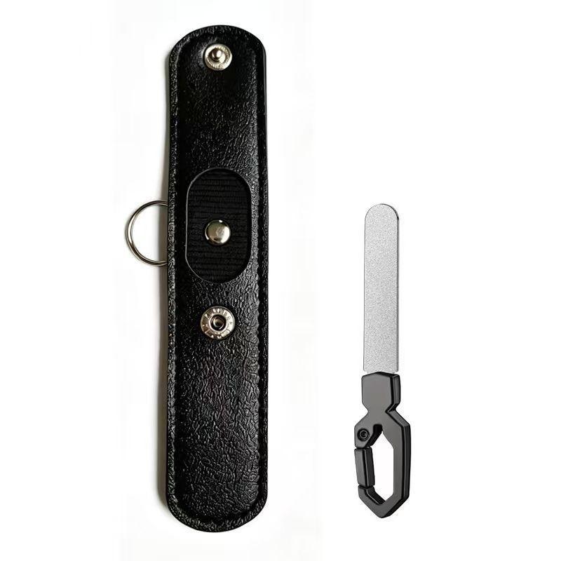 Heavy Duty Double Sided Nail File Coarse Fine Grinding Surfaces Stainless Steel Manicure Pedicure Tool For Thick Hard Nail