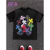 Teen Girl Clothes Graphic Tees With Colorful Cross Pattern Short Sleeved Tshirt For Teenagers Cross Printed Tshirtbreathable Fabric Y2k Style