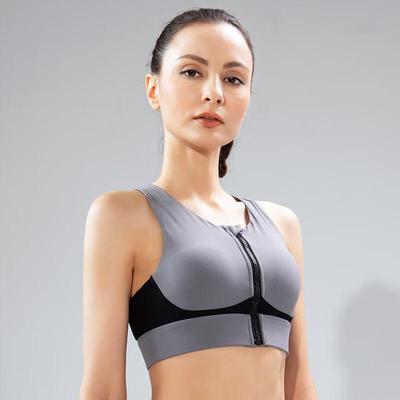 Reggiseno Sportivo con Zip Frontale da Donna OEING