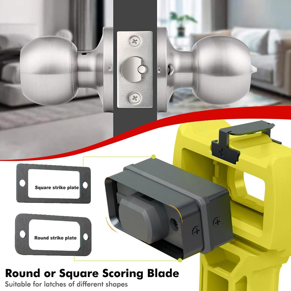 Door Latch Installation Kit Built-in Scoring Chisel Tools Chisel Tool Accurate Door Latch Kit for Accurate Chiseling and Scoring