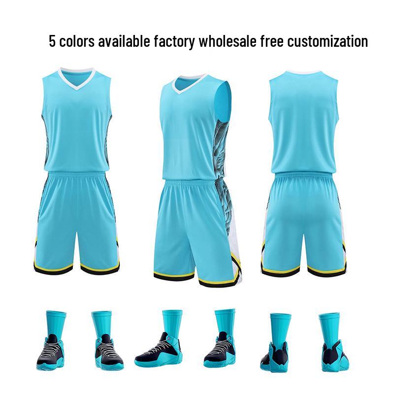 Speedy Youth & Adult Basketball Team Uniform Set - Summer Jersey for Training Camp