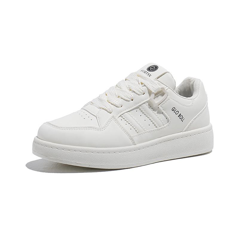 2025 spring little white shoes new Korean version ins female students height increase platform sports board shoes casual shoes female TA01