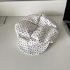 Versatile Oversized Cloud Hat Polka Dot Print Beret Trendy Octagonal Hat  for Women