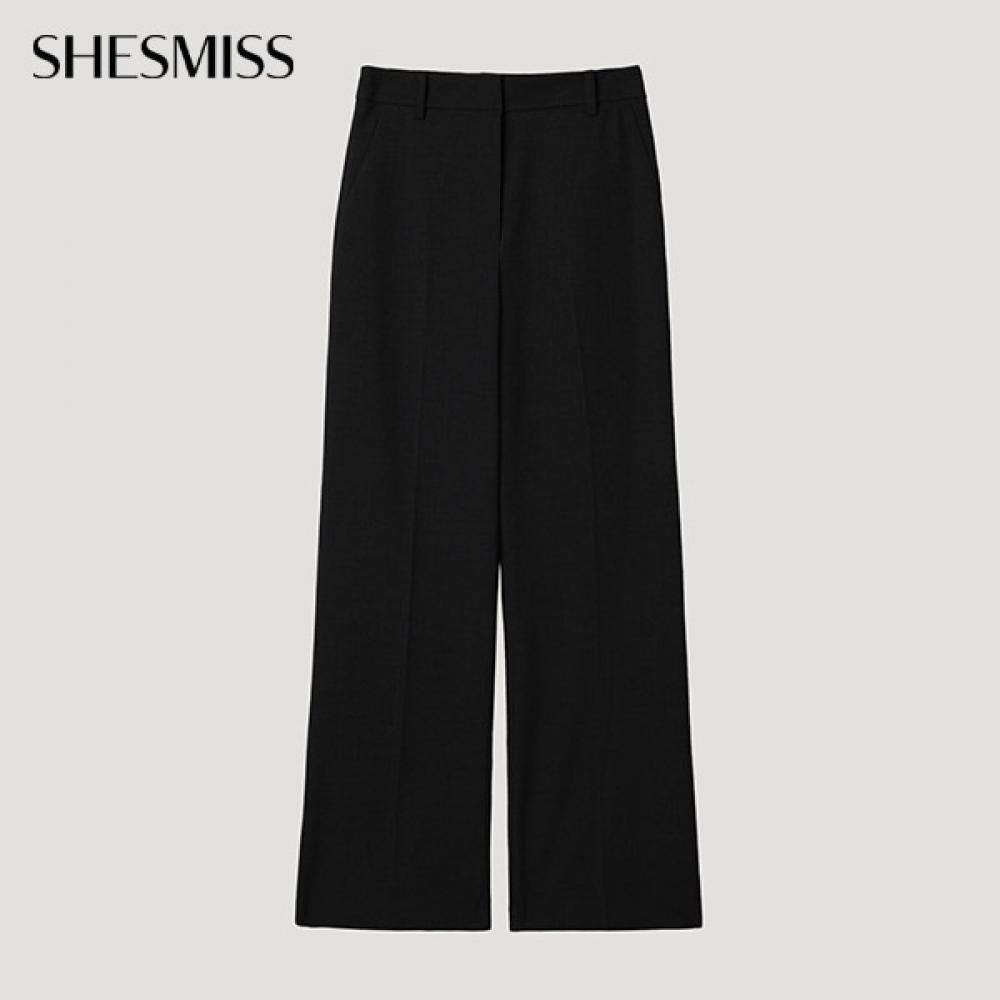 

She S miss basic slim прямые брюки SwwSlp11020 Bk blacks/55