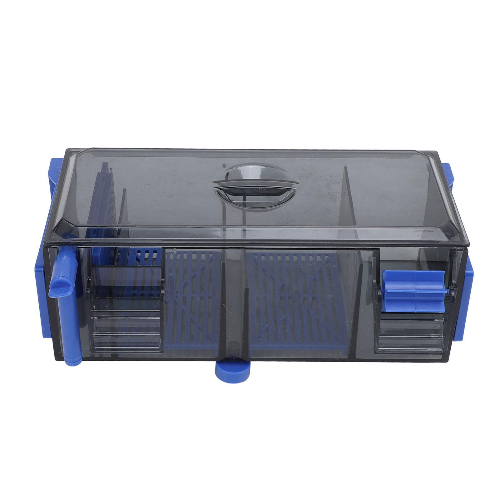 

Подвесной аквариумный бокс-фильтр Тихий Регулируемый поток воды Двусторонний Навесной Аквариумный водопад