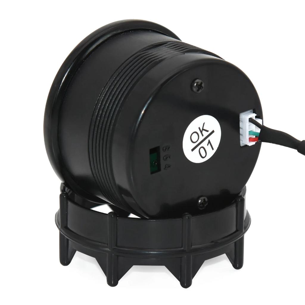 2" 52mm Auto Car Gauge Turbo Boost Gauge -1-3BAR/-15-45PSI Turbo Boost Meter with Sensor BAR PSI for Universal Gasoline Car 12V