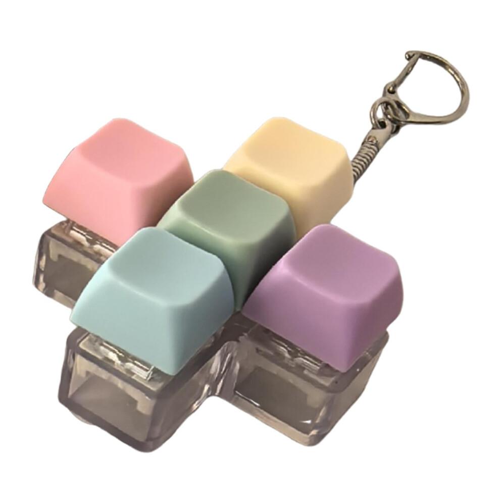 Tastatur Fidget Click Sensorisches Spielzeug Kreativ für Büro Zuhause Entspannendes Spielzeug Mechanische Tastatur Taste für Kinder Jugendliche