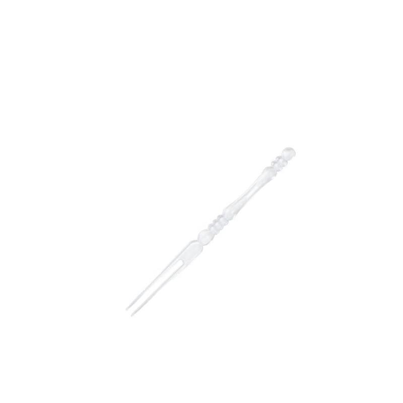 Disposable Transparent Plastic Fruit Forks (3000-Count)