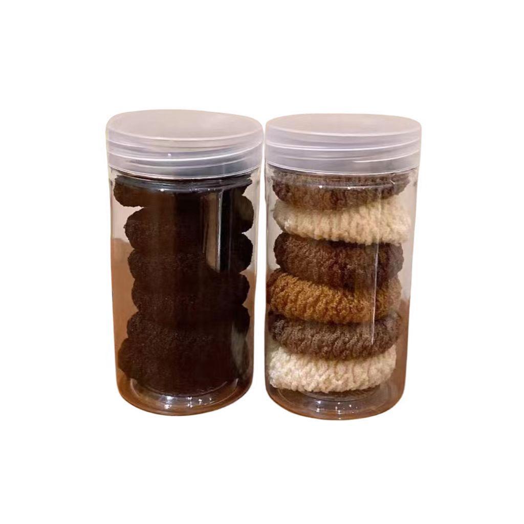 Enhanced Winter Terry Cloth Hair Ties: High Elasticity, Thickened, Versatile