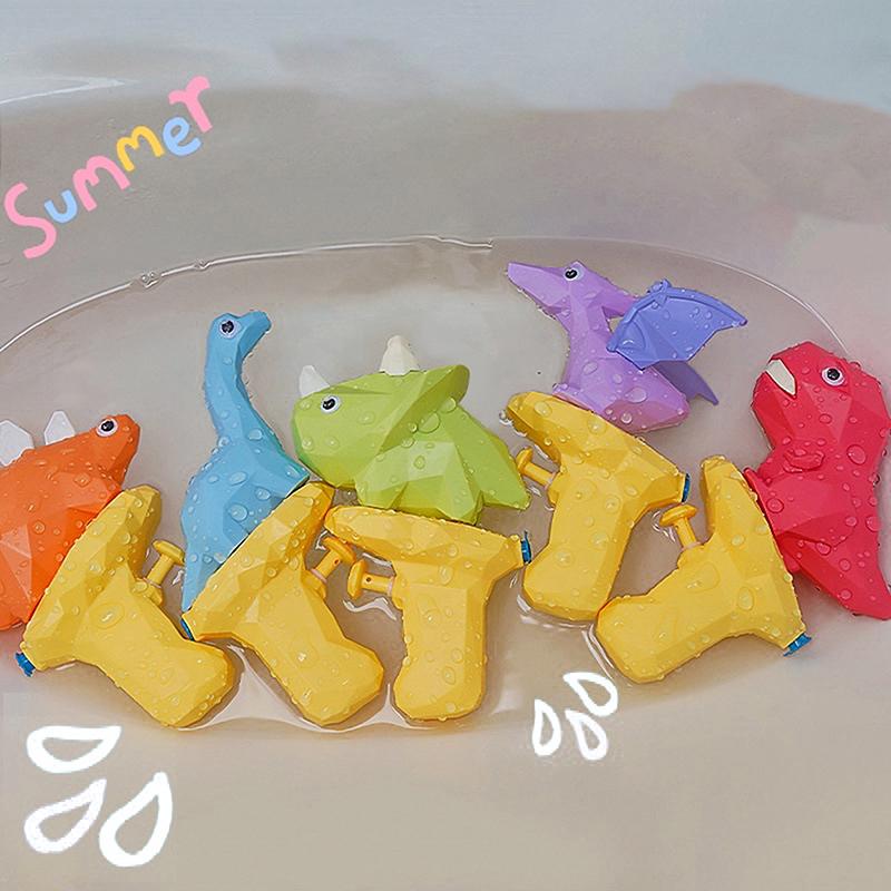1 Piece Kids Swimming Pool Sand Beach Gun Splashing Toys Cartoon Dinosaur Water Gun Baby Bath Amusement Toy For Children