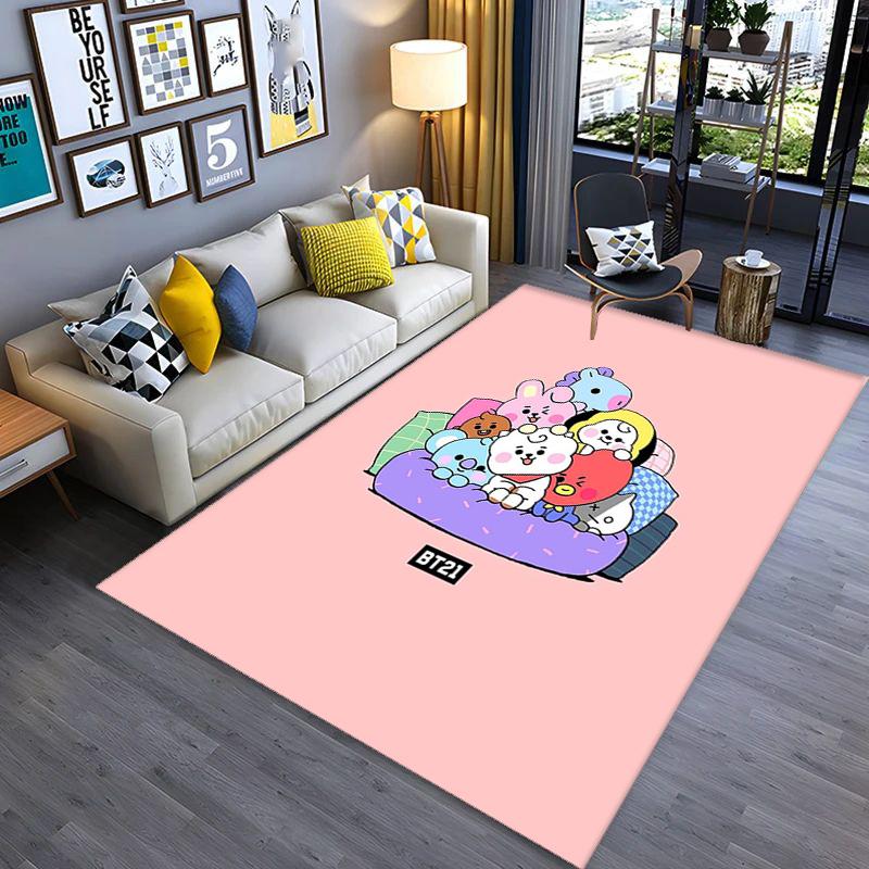 Love Unity Pink carpet floor mats Home Decor Art Room Bathroom mat