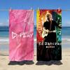 Singer E-Ed Sheeran Play Towel Sports Quick Dry Travel Camping Gear Sandproof Soft Light Large Beach Towel