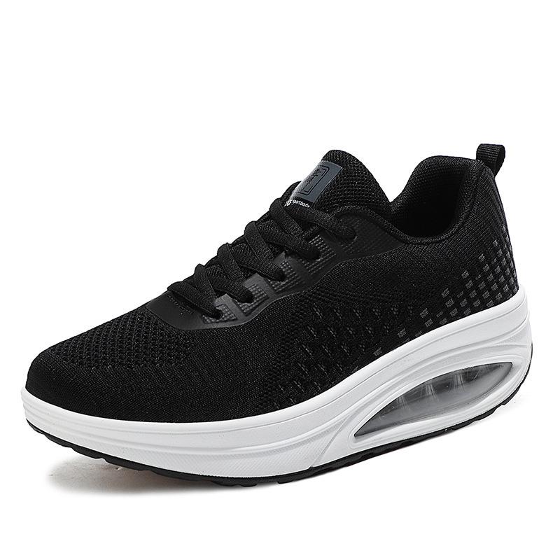 Dance shoes women's beef tendon non-slip soft-soled rocking shoes square dance shoes medium and old sports walking shoes mother shoes spring
