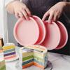 Layer Bakeware Molds Heart Round Silicone Cake Pan Cake Mold Round Heart Dessert Cutting Cakes Mould Muffin Baking Tools