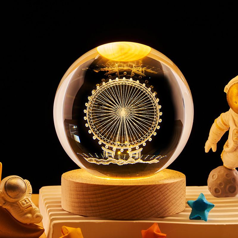 Graduation Crystal Ball Night Light - Creative DIY Souvenir Gift for Classmates
