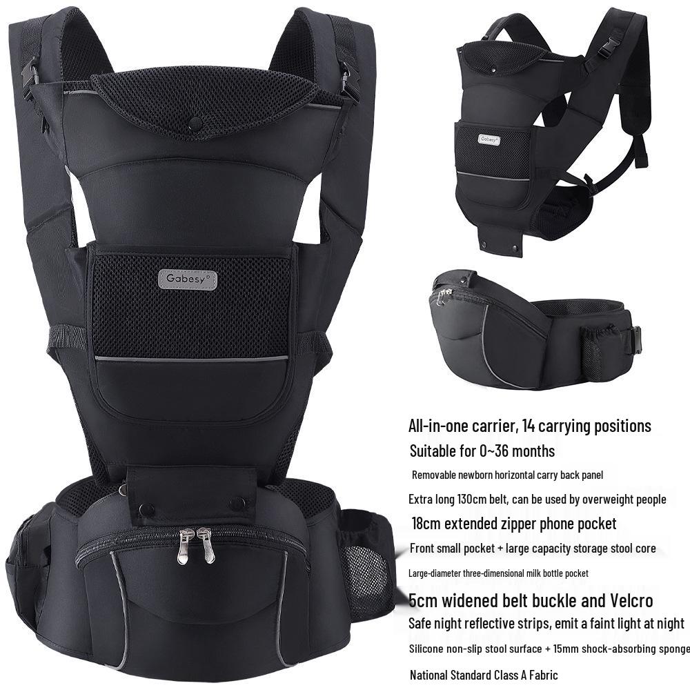 Premium Cross-Border Baby Carrier Waist Stool for Newborns - Horizontal & Front-Facing, Multifunctional Design