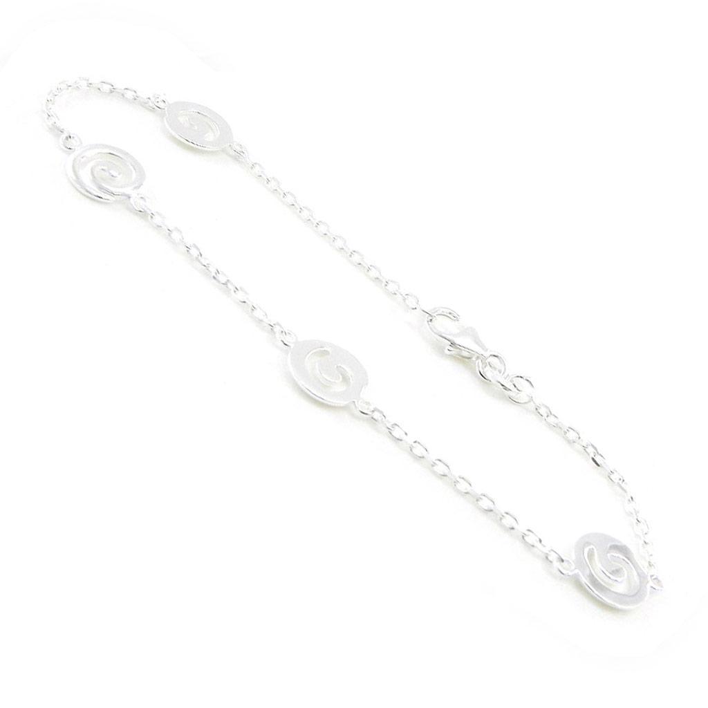 Les Trésors De Lily [I9095] - Silver Bracelet 'Choréographie' Silver (rhodium-plated) - 10 Mm