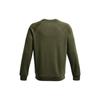 Under Armour Rival Fleece Crew Neck Sweatshirt Men Tops Green 1379755-390