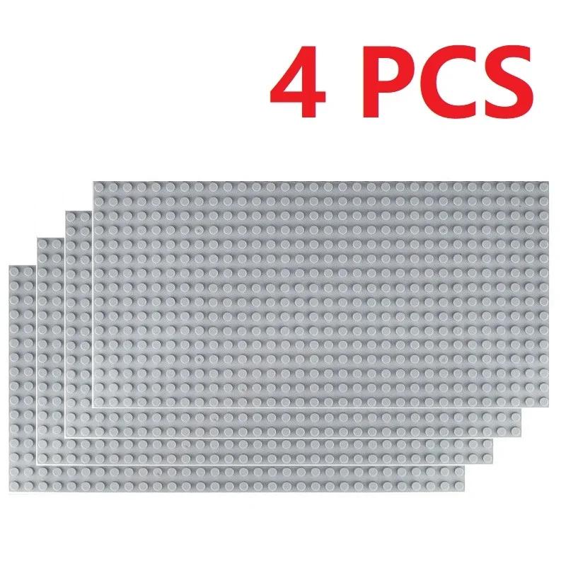 4Pcs BasePlates 32x32 16x32 Dots Classic Base Plates Blocks Plastic Building Bricks Assembly Compatible Brand Friends City MOC