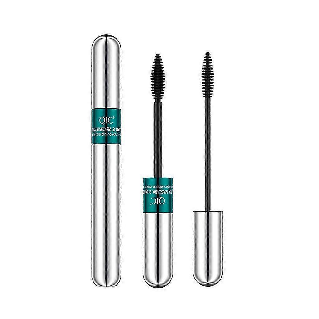QIC Mascara 4d Slender Thick Make-up Two Brush Heads In