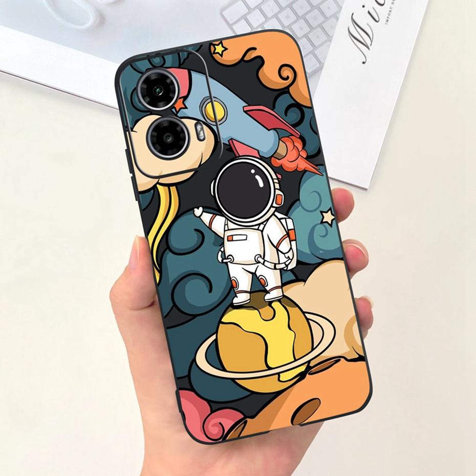 2024 New Fashion Case For Motorola Moto G24 G34 Black Silicon Soft Protective Back Cover For Moto G24 G34 4G 5G Phone Cases