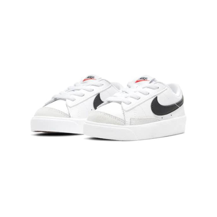 New Nike Blazer Low Top Toddler Shoes White Black Infant And Toddler DA4076-101