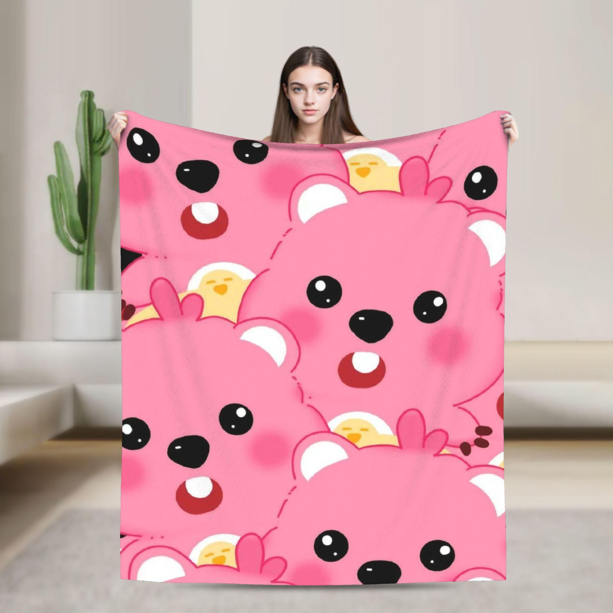 

Loopy Pettys Crongs Eddys Pobys Cartoon Fuzzy blanket Pororos Throw blanket for Sofa Bedding Lounge 200x150cm Bedspreads 75x90cm