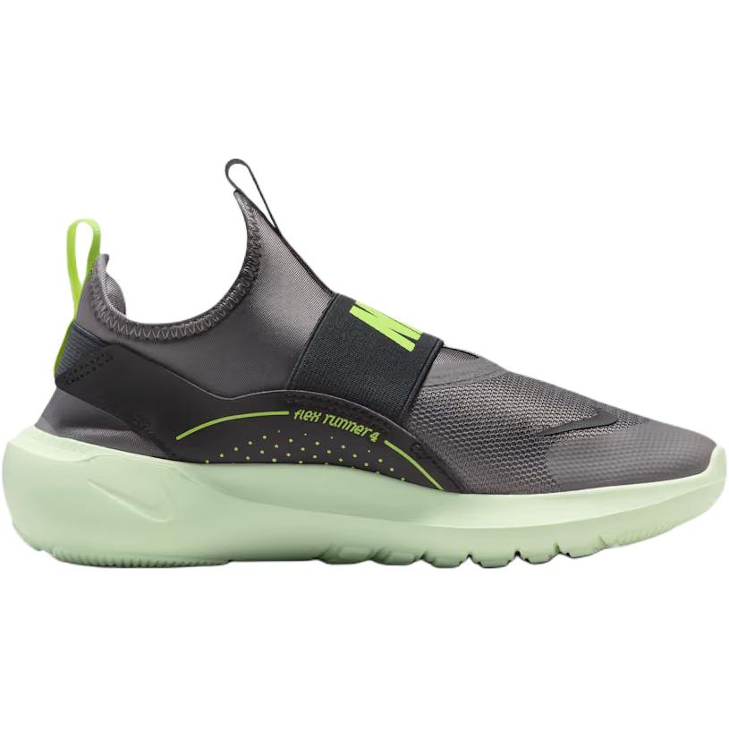 Nike Flex Runner 4 Comfortable Fit Supportive Rebound Low Top Kids Running Shoes Unisex running shoes Dark-Gray Black IF2893-007