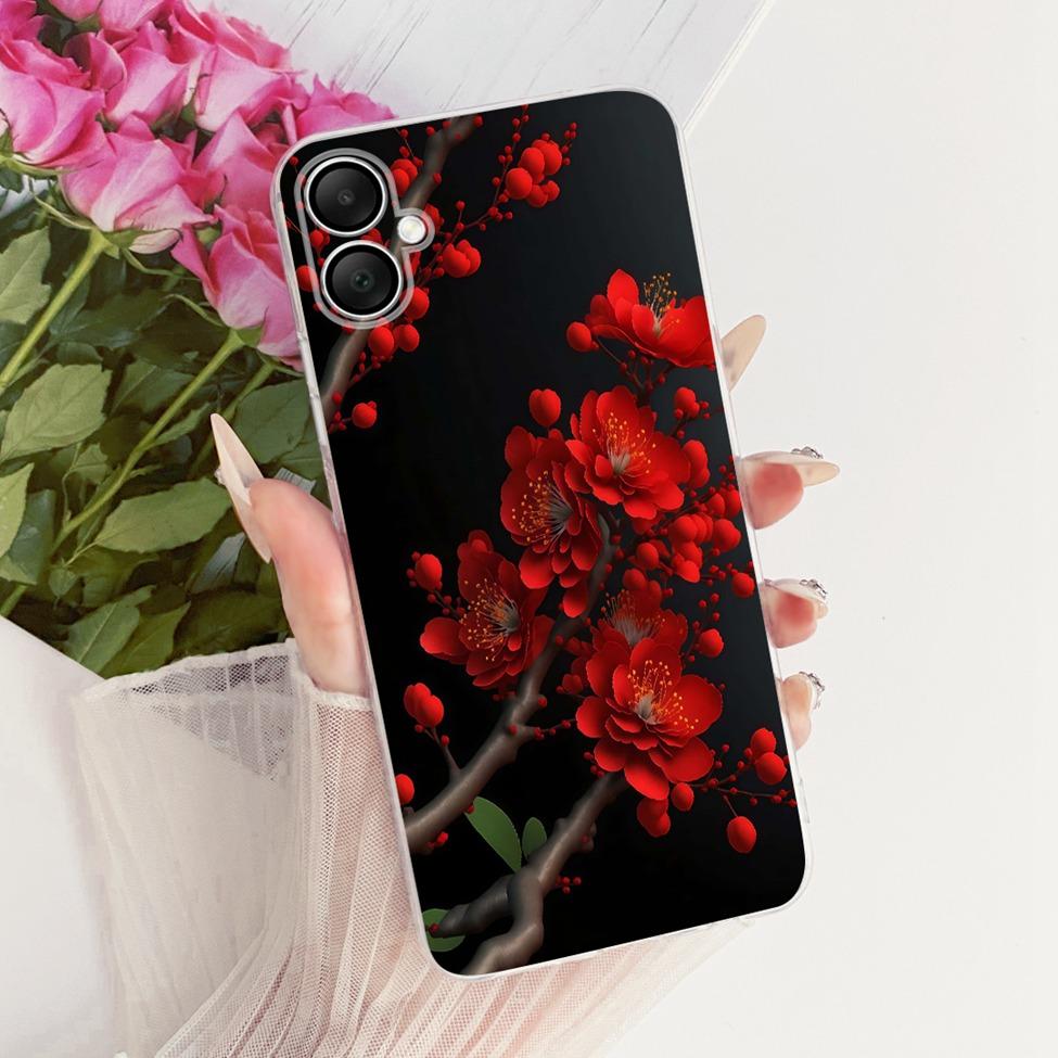 Clear Cover For Samsung Galaxy A06 4G Case Cute Cat Fashion Cool 2D Painted Casing For Samsung A06 4G SM-A065F SM-A065M