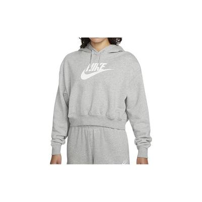 FW22 Logo Print Hooded Long Sleeve Sweatshirt Women Tops Dark-Grey DQ5851-063