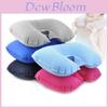 Luxurious Outdoor Portable Pillow Travel Inflatable Neck Pillow U-shaped Air Cushion In Pvc Velvet