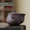 purple clay treasure bottle