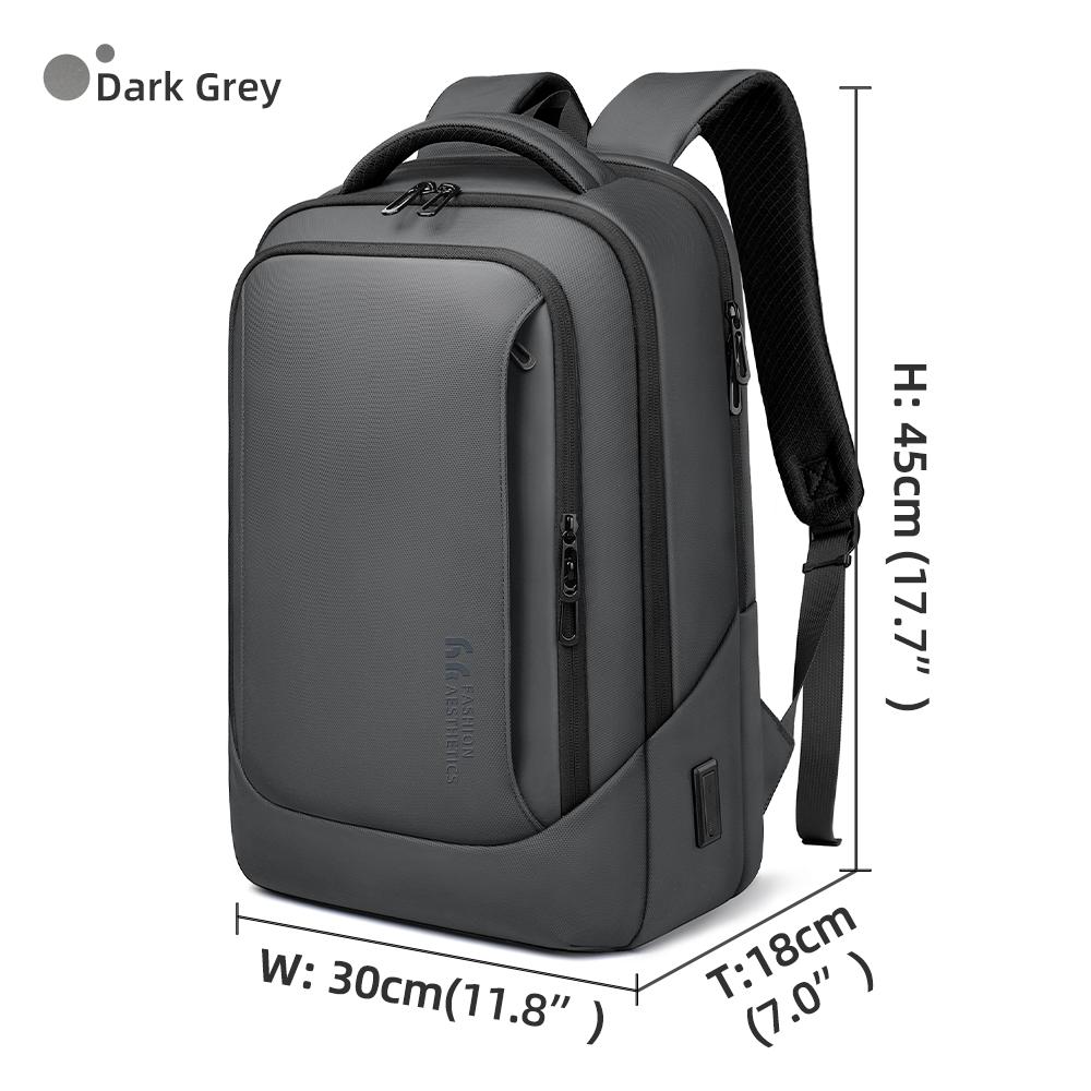 HcanKcan Multifunctional 15.6 Inch Laptop Backpack Waterproof Business Men Backpack Large Capacity Work Travel Backpack with USB Port