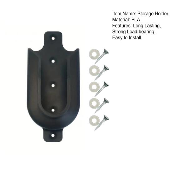 Wall Mount Garden Hose Nozzle Holder Strong Load-bearing Simple Installation Universal Sprayer Caddy Organizer