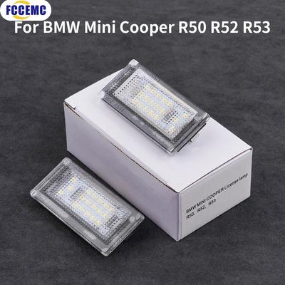 2Pcs Car Led Coche Mini LED Licenses Plate Light Lamp for BMW Mini Cooper R50 R52 R53