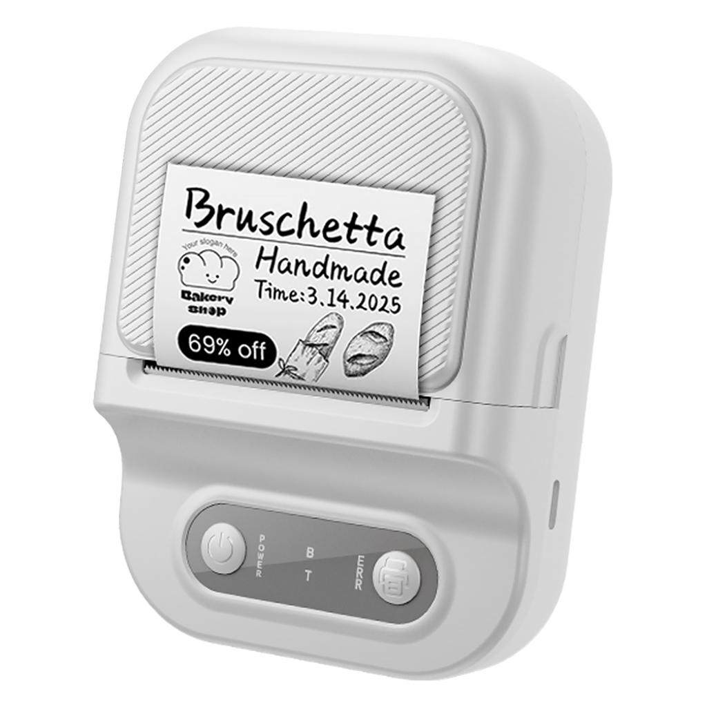 BT Label Maker Machine Portable Label Printer Mini Label Thermal Printer for Home Kitchen School Office Organization